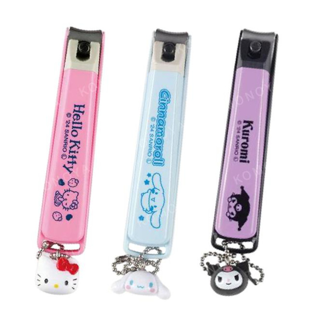 Sanrio 三麗鷗 不鏽鋼指甲剪 M (大臉吊飾款) Kitty 大耳狗 酷洛米