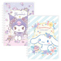 Sanrio 三麗鷗 50K線圈筆記本 (花朵款) 大耳狗 酷洛米