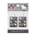 Sanrio 三麗鷗 造型髮夾2入組 (磚型貼紙款) Kitty 美樂蒂 大耳狗_1
