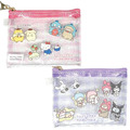 Sanrio 三麗鷗 x 什麼都是生物 迷你扁平收納包 (粉/紫款)