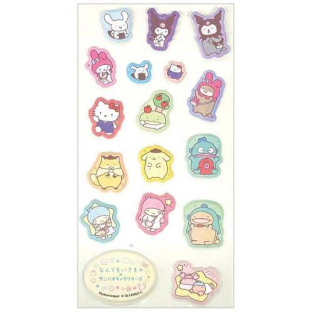 Sanrio 三麗鷗 x 什麼都是生物 造型立體貼紙組 (裝扮款)