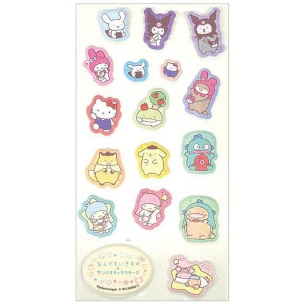 Sanrio 三麗鷗 x 什麼都是生物 造型立體貼紙組 (裝扮款)