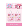 Sanrio 三麗鷗 造型髮夾2入組 (磚型貼紙款) Kitty 美樂蒂 大耳狗_2
