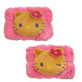 Sanrio 三麗鷗 絨毛造型洗臉腕帶 (大臉款) Kitty 花小兔_2