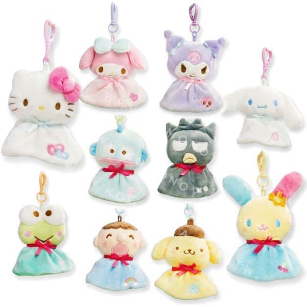 ▲新品特價 Sanrio 三麗鷗 絨毛玩偶吊飾 (晴天娃娃) Kitty 美樂蒂 布丁狗 花小兔