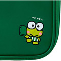 ▲新品特價 Sanrio 三麗鷗 大眼蛙 全開式皮質收納包 (每天都要Keroppi)_3