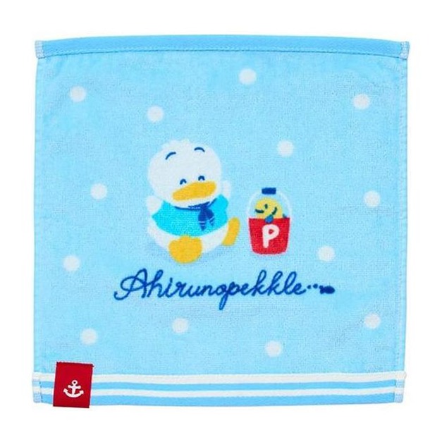 ▲新品特價【預購】Sanrio 三麗鷗 貝克鴨 純棉小方巾 25x25cm (夏日水手服)