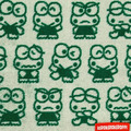 ▲新品特價 Sanrio 三麗鷗 大眼蛙 純棉小方巾 25x25cm (每天都要Keroppi)_1