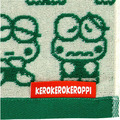 ▲新品特價 Sanrio 三麗鷗 大眼蛙 純棉小方巾 25x25cm (每天都要Keroppi)_2