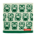 ▲新品特價 Sanrio 三麗鷗 大眼蛙 純棉小方巾 25x25cm (每天都要Keroppi)