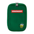 ▲新品特價 Sanrio 三麗鷗 大眼蛙 全開式皮質收納包 (每天都要Keroppi)
