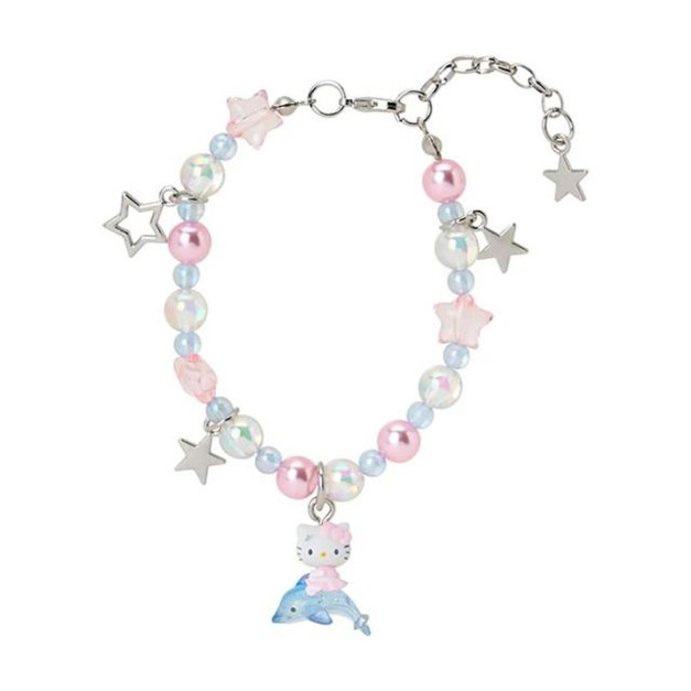 ▲新品特價【預購】Sanrio 三麗鷗 Hello Kitty 造型串珠手鍊 (blingbling海豚系列)