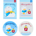 ▲新品特價【預購】Sanrio 三麗鷗 貝克鴨 造型貼紙組 34枚入 (夏日水手服)_3