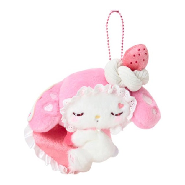 Sanrio 三麗鷗 x DOLLYMIX 美樂蒂 絨毛玩偶吊飾 (夢幻草莓蛋糕)