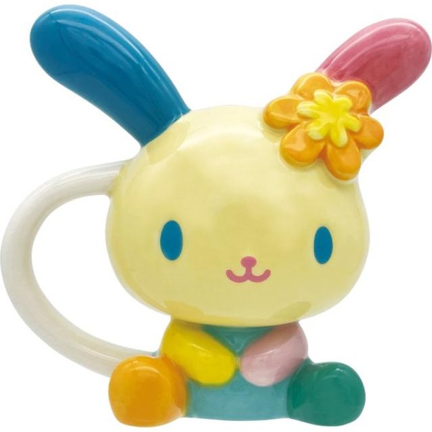 Sanrio 三麗鷗 花小兔 造型馬克杯 (坐姿款)