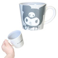 Sanrio 三麗鷗 陶瓷馬克杯 (格紋線條款) Kitty 布丁狗 花小兔 酷洛米_3