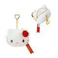 Sanrio 三麗鷗 絨毛造型零錢包吊飾 (草莓鮮奶油蛋糕) Kitty 美樂蒂 Piano 小麥粉_1