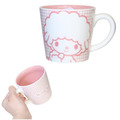 Sanrio 三麗鷗 陶瓷馬克杯 (格紋線條款) Kitty 布丁狗 花小兔 酷洛米_2
