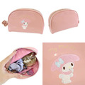 Sanrio 三麗鷗 漆皮半圓化妝包 (紅/粉款) Kitty 美樂蒂_2
