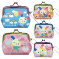 Sanrio 三麗鷗 花小兔 皮質口金零錢包吊飾