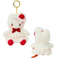 Sanrio 三麗鷗 絨毛玩偶吊飾 (草莓鮮奶油蛋糕) Kitty 美樂蒂 Piano 小麥粉_4