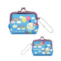 Sanrio 三麗鷗 花小兔 皮質口金零錢包吊飾_1