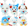 Sanrio 三麗鷗 絨毛玩偶吊飾 (櫻桃鮮奶油蛋糕) 大耳狗 酷洛米 帕恰狗 山姆企鵝