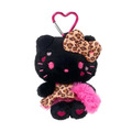 ▲新品特價【預購】Sanrio 三麗鷗 Hello Kitty 絨毛玩偶吊飾 (黑 澀谷辣妹華麗MAX)