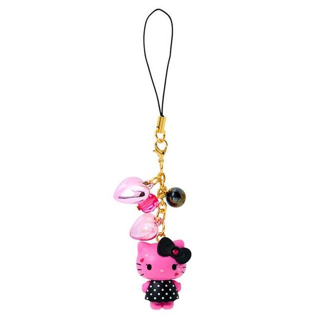 ▲新品特價【預購】Sanrio 三麗鷗 Hello Kitty 手機吊飾 (桃 澀谷辣妹華麗MAX)