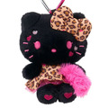 ▲新品特價【預購】Sanrio 三麗鷗 Hello Kitty 絨毛玩偶吊飾 (黑 澀谷辣妹華麗MAX)_1