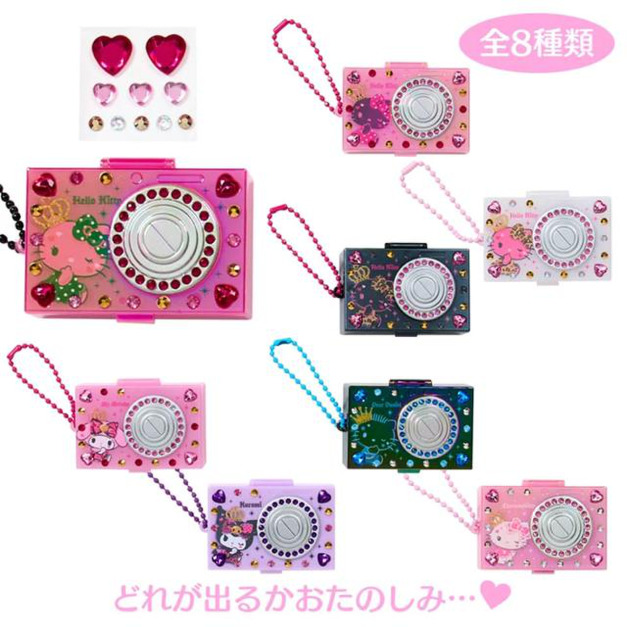 ▲新品特價【預購】Sanrio 三麗鷗 大集合 相機造型收納盒 全套盲盒8入組 (澀谷辣妹華麗MAX)
