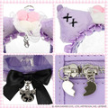 ▲新品特價 Sanrio 三麗鷗 x 粧美堂 酷洛米 皮質造型窗口玩偶收納包 (夢幻幽靈甜點屋)_4