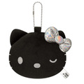 Sanrio 三麗鷗 Hello Kitty 絨毛造型鏡子吊飾 (黑色款)_2