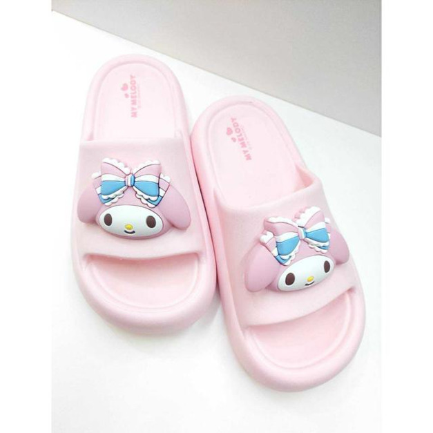 Sanrio 三麗鷗 美樂蒂 室內厚底拖鞋 23-25cm (大頭款)