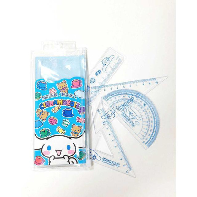Sanrio 三麗鷗 大耳狗 三角尺組 (藍款)