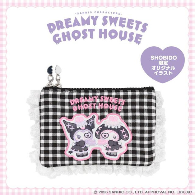 ▲新品特價 Sanrio 三麗鷗 x 粧美堂 美樂蒂 酷洛米 荷葉邊面紙化妝包 (夢幻幽靈甜點屋)