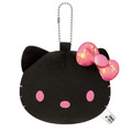 Sanrio 三麗鷗 Hello Kitty 絨毛造型鏡子吊飾 (黑色款)_1