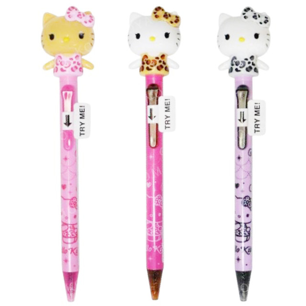 Sanrio 三麗鷗 造型公仔原子筆 0.7mm 黑 (豹紋款)