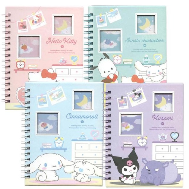 Sanrio 三麗鷗 線圈貼紙簿 (房間款) Kitty 大耳狗 酷洛米