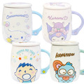 Sanrio 三麗鷗 陶瓷馬克杯附蓋 大寶 人魚漢頓 大耳狗 酷洛米