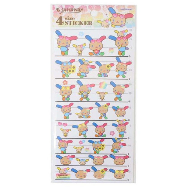 Sanrio 三麗鷗 花小兔 造型貼紙組 (曬黑動作款)