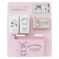Sanrio 三麗鷗 大集合 冰箱門邊收納架4入組 (粉米款)