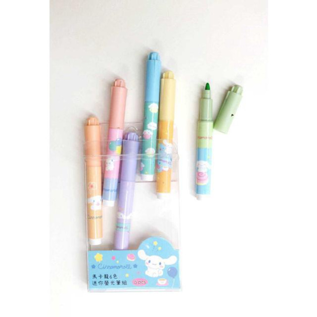 Sanrio 三麗鷗 大耳狗 6色螢光筆