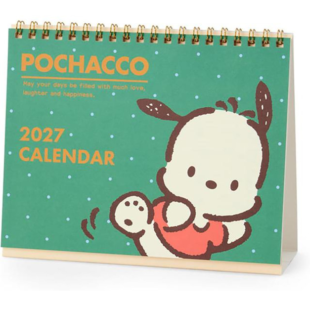 ▲新品特價 Sanrio 三麗鷗 帕恰狗 2027 線圈桌曆 L