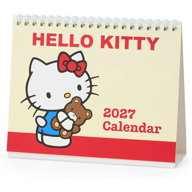 ▲新品特價 Sanrio 三麗鷗 Hello Kitty 2027 線圈桌曆 L