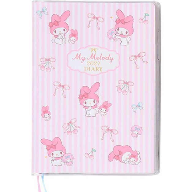 ▲新品特價 Sanrio 三麗鷗 美樂蒂 2027 行事曆手帳本 B6 (日記事)