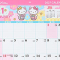 ▲新品特價 Sanrio 三麗鷗 Hello Kitty 2027 直式掛曆_1