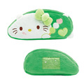 Sanrio 三麗鷗 Hello Kitty 絨毛造型化妝包 (抹茶甜點款)_1