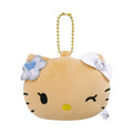 Sanrio 三麗鷗 絨毛玩偶隨身鏡 (曬黑款) Kitty 大耳狗 美樂蒂 布丁狗_1