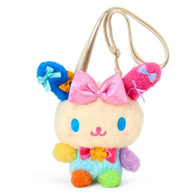 ▲新品特價【預購】Sanrio 三麗鷗 花小兔 絨毛玩偶斜背包 (最喜歡的Usahana)